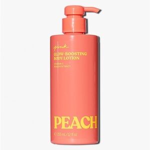 New Victoria's Secret PINK Peach Glow-Boosting Body Lotion 12 Oz.